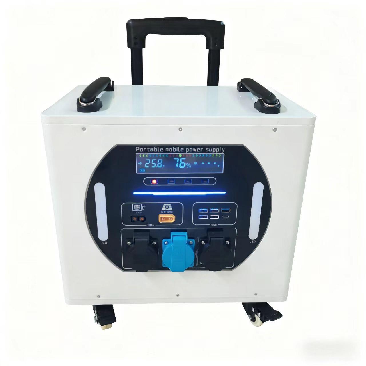 Portable Power Station - Premium-Qualität 3000W Tragbare Powerstation mit Tragegriff
