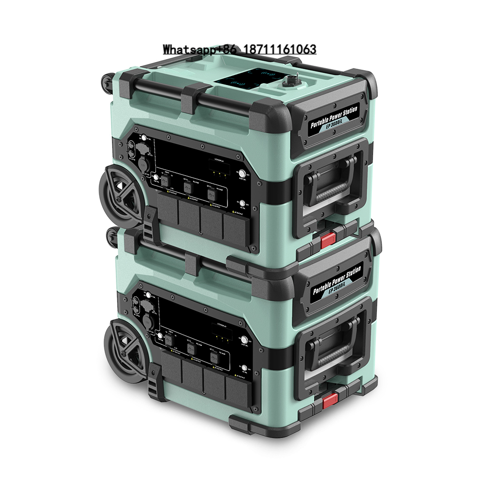 Portable Power Station - Tragbare 7680Wh Smart-Überwachungssystem Mobile Powerstation Reine