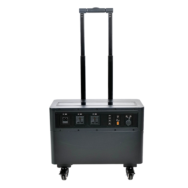 Portable Power Station - 2000W Tragbare Powerstation 2304WH mit Zugstange,