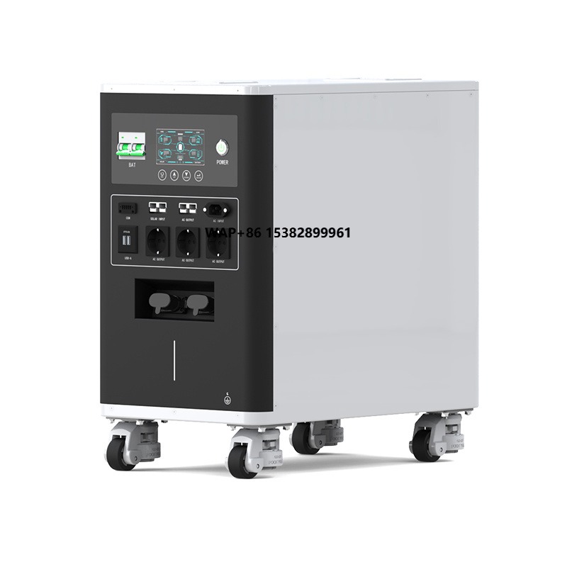 Portable Power Station - 6,6kWh Tragbare Heimenergiespeicherstation 6000W Wechselrichter mit