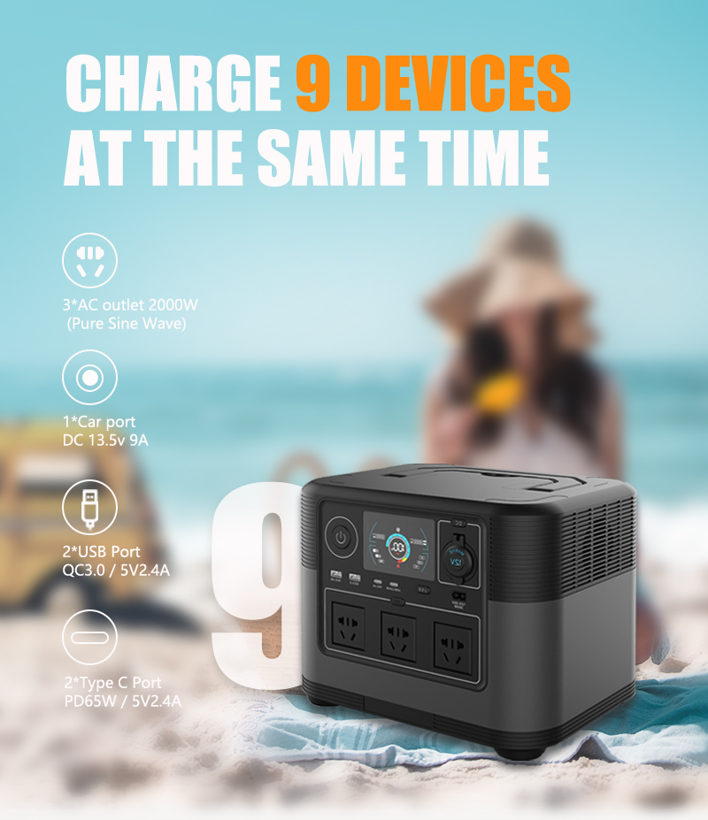 2026 neue 220V 110V 1200W trag – Portable Power Station Bewertung und Preis