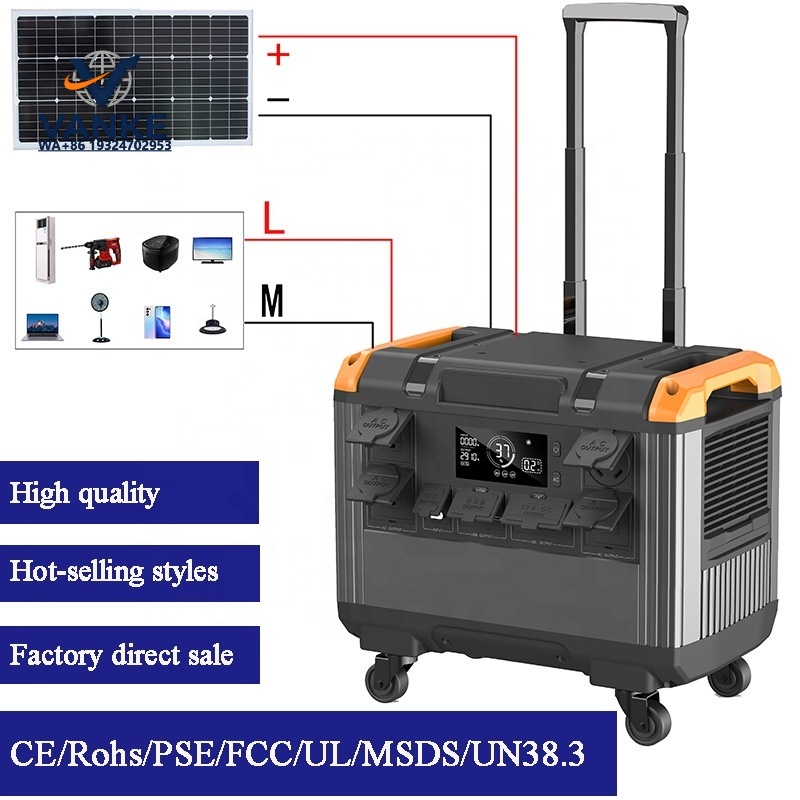 3 kW 3kVA Leistungsstarker Sol – Portable Power Station Bewertung und Preis